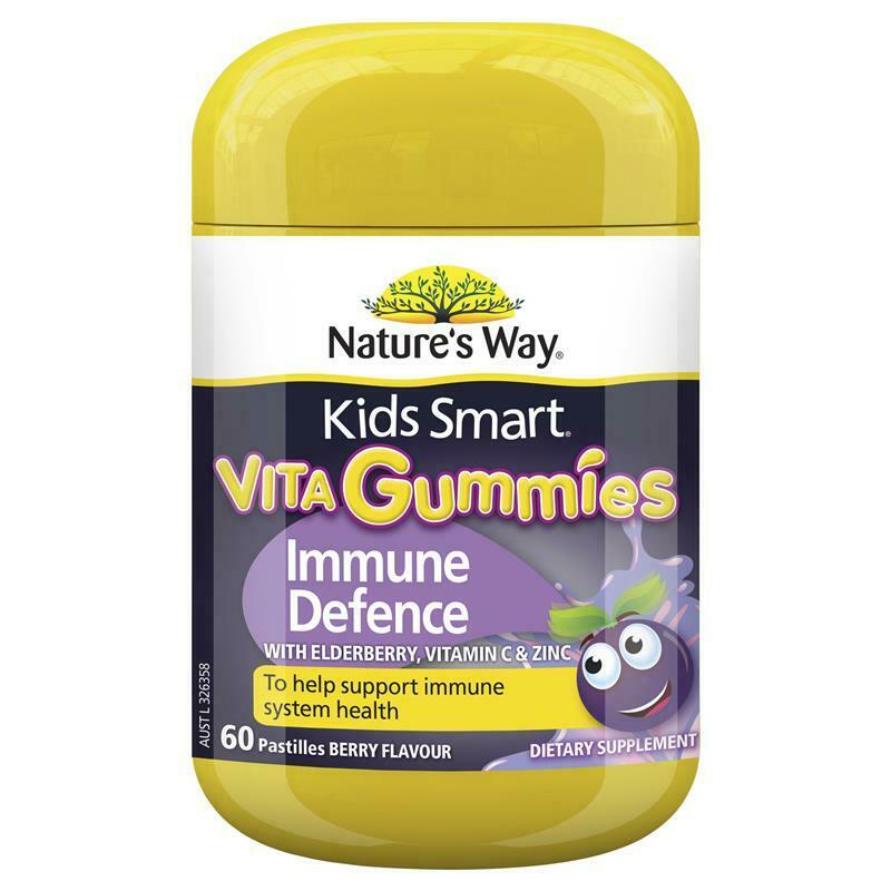 Nature's Way Kid Smart Vita Gummies Kids Immune Defence 60 Pastilles