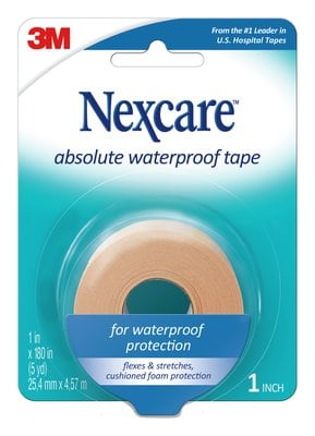 Nexcare Absolute Waterproof Tape - Tan 25mm x 4.5m