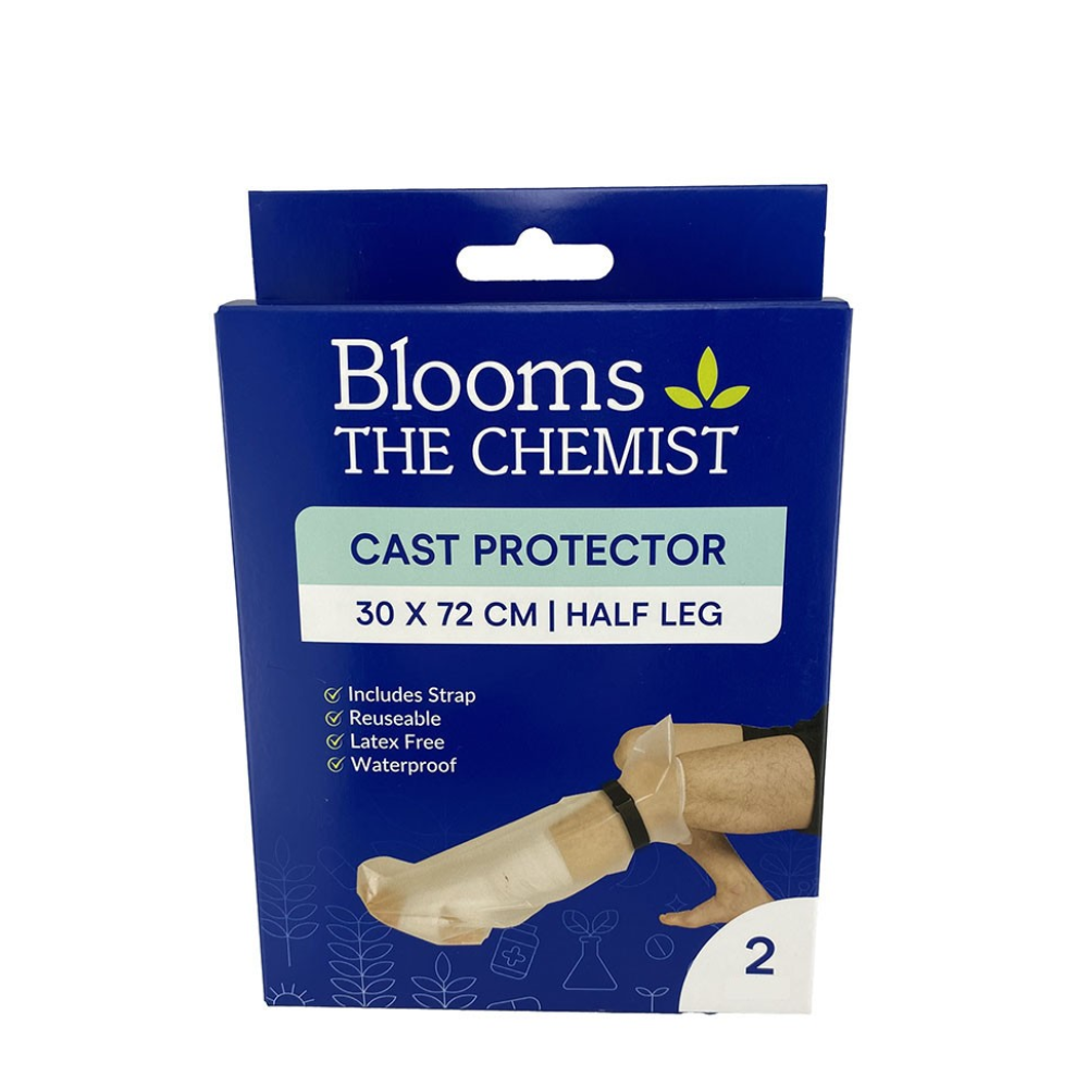 Blooms The Chemist Half Leg Cast Protector - 2 Pack With Strap