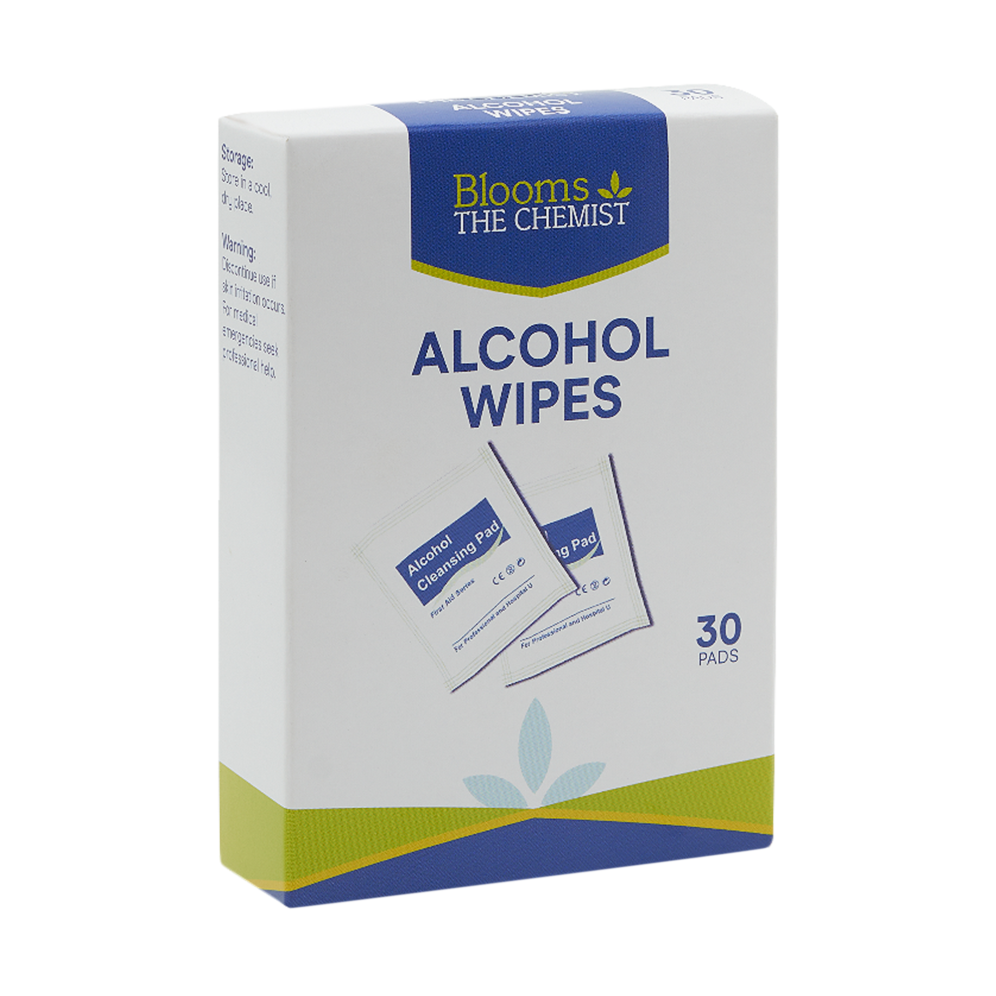 Blooms The Chemist Alcohol Wipes - 30 Pack