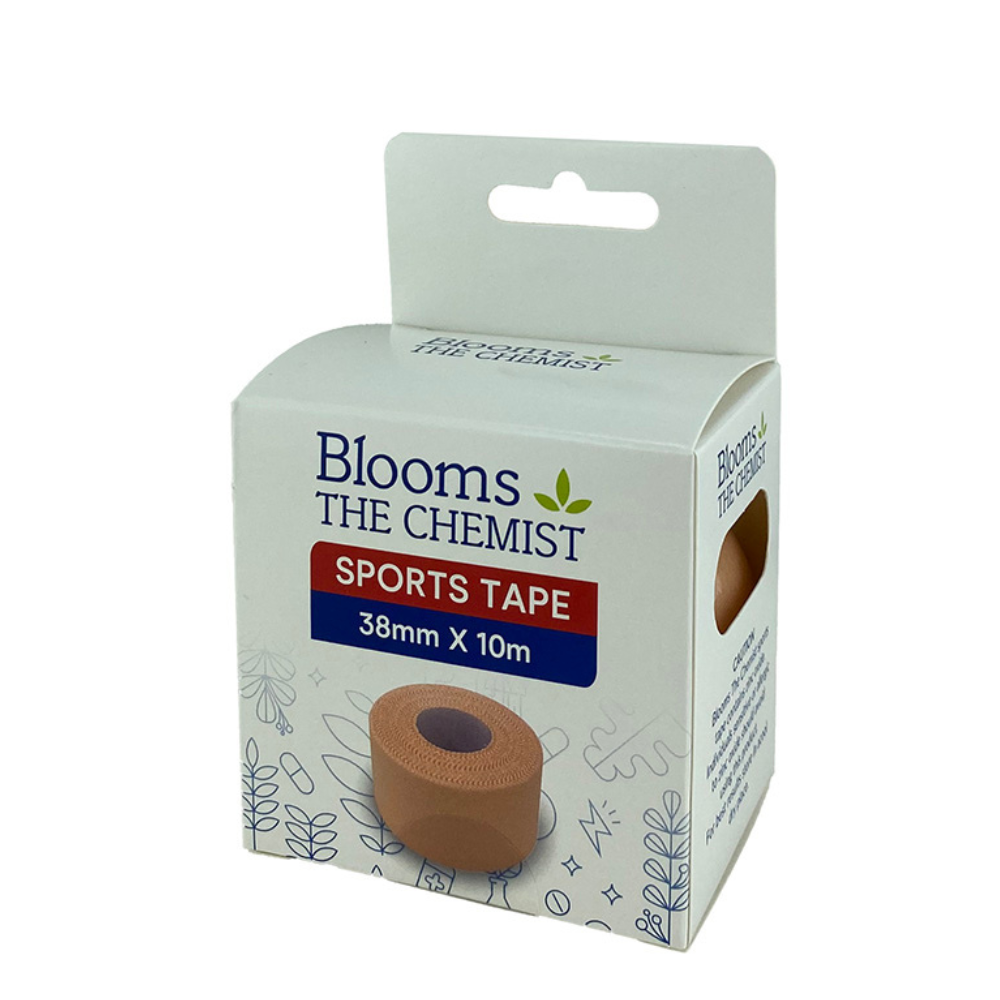 Blooms The Chemist Sports Tape Tan 38 mm x 10.0 m