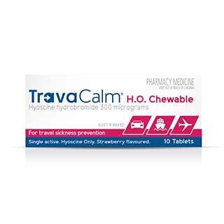 Travacalm HO Chewable Tablets 10