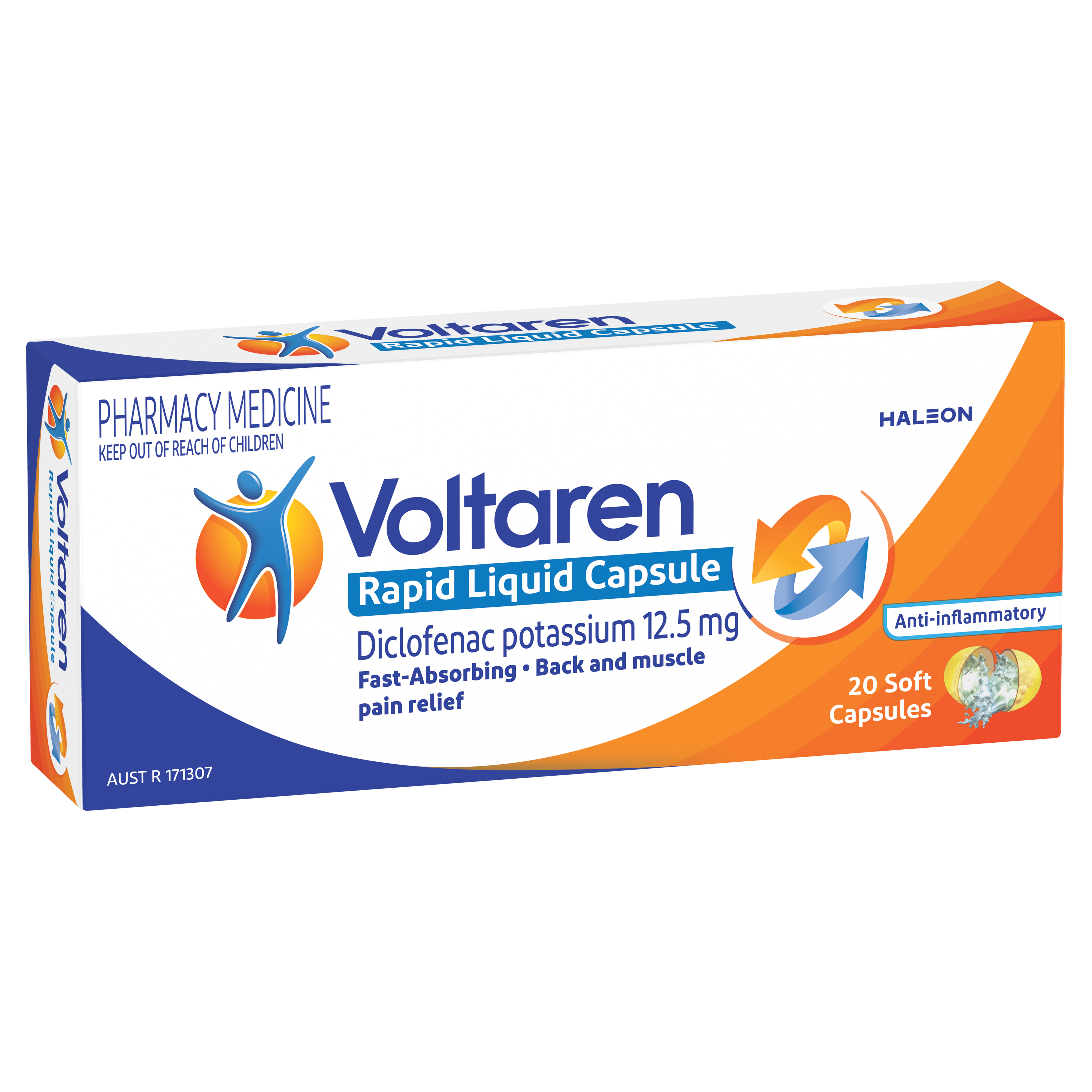 Voltaren Rapid 12.5 Liquid  Capsules 20