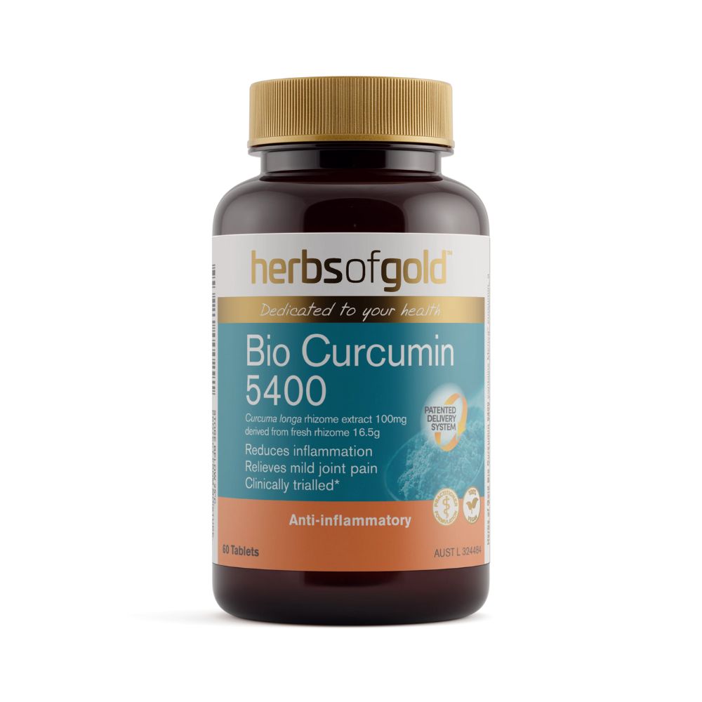 Herbs of Gold Bio Curcumin 5400 60 Tablets