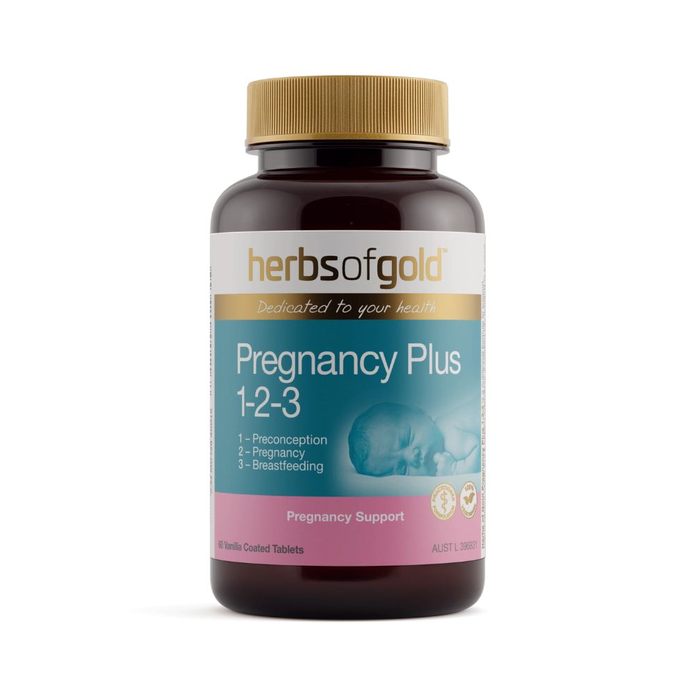 Herbs of Gold Pregnancy Plus 1-2-3 60 Tablets