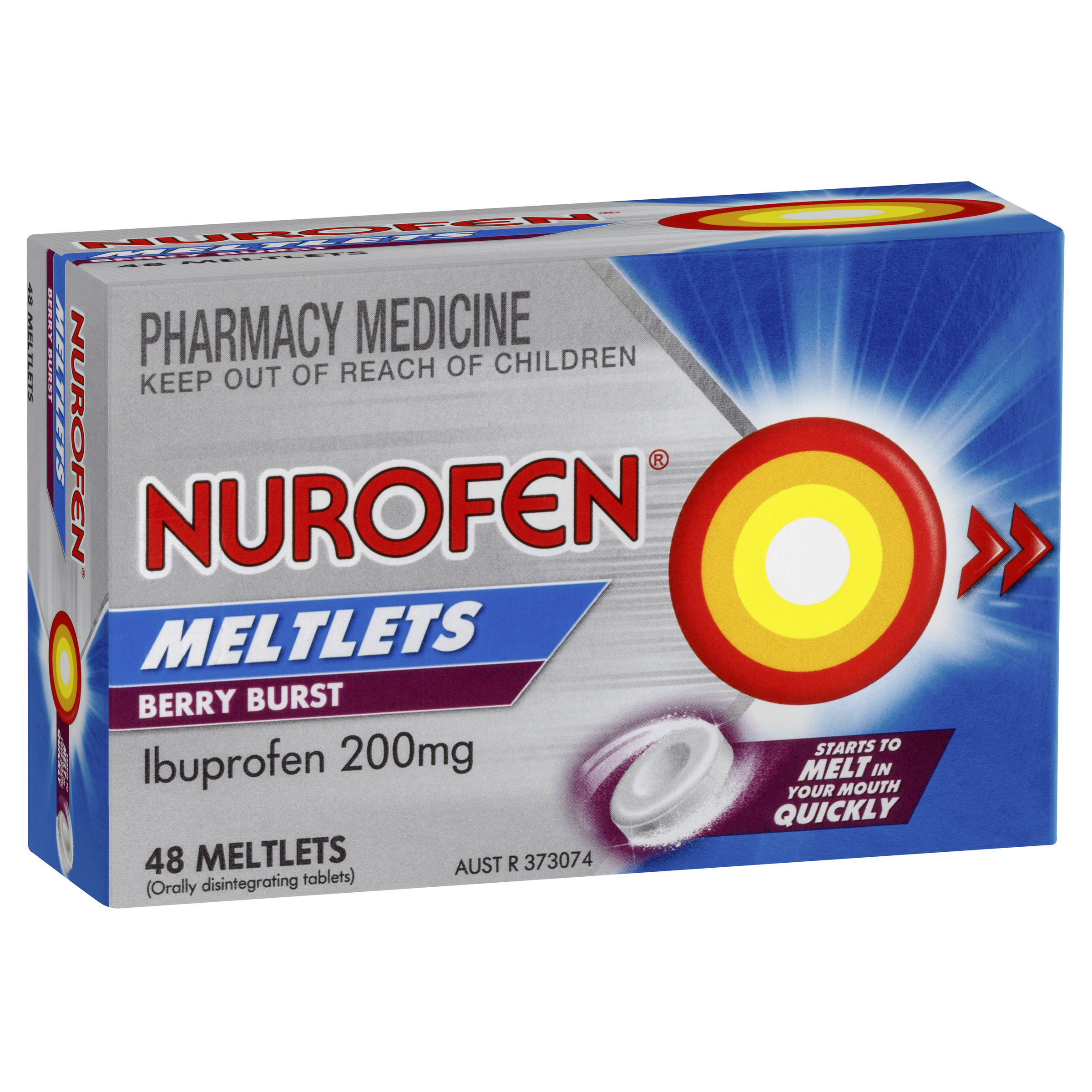 Nurofen Meltlets Berry Burst 200mg - 48