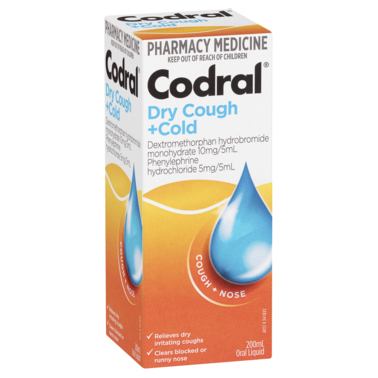 Codral Dry Cough + Cold  200mL