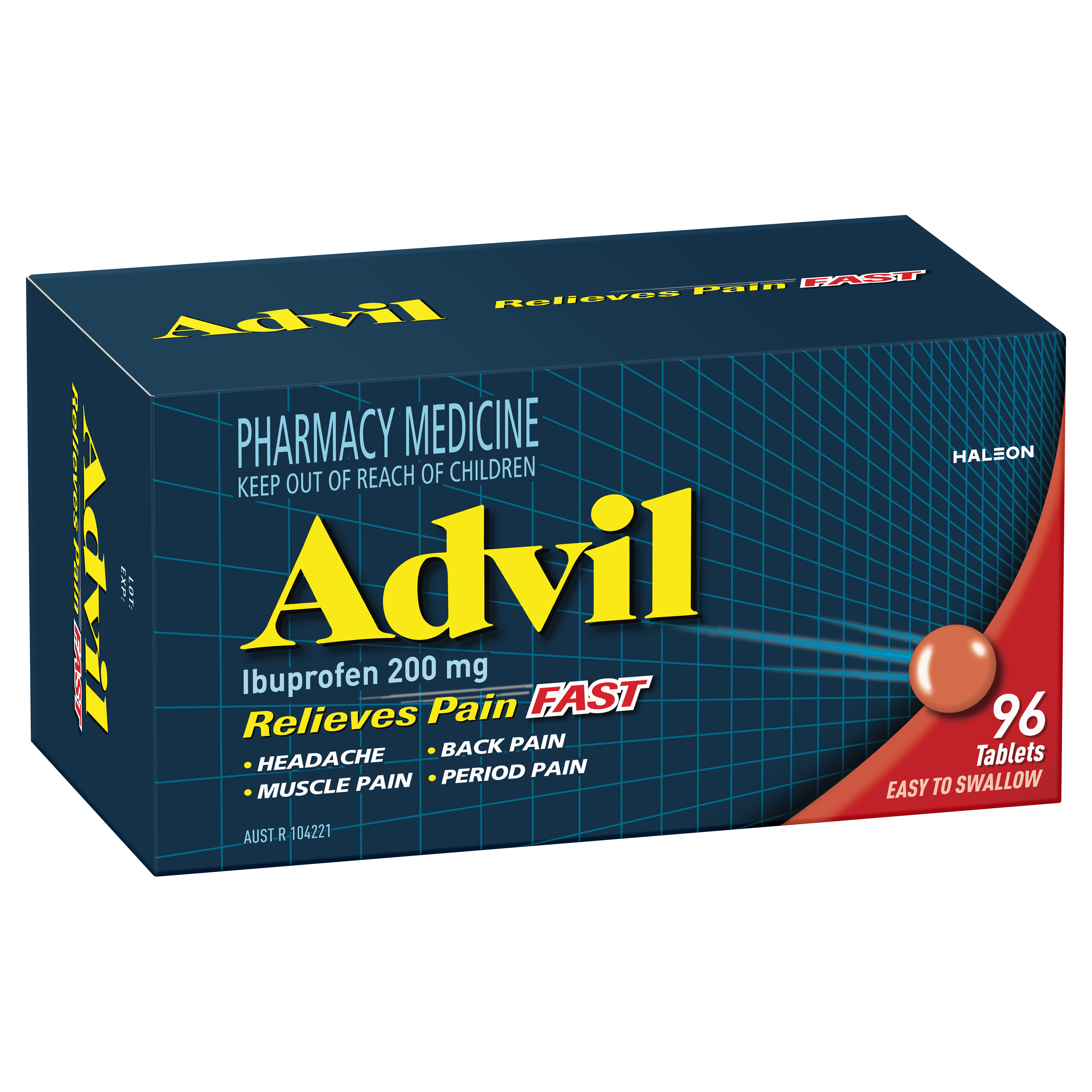 Advil Tablets 96 Pack
