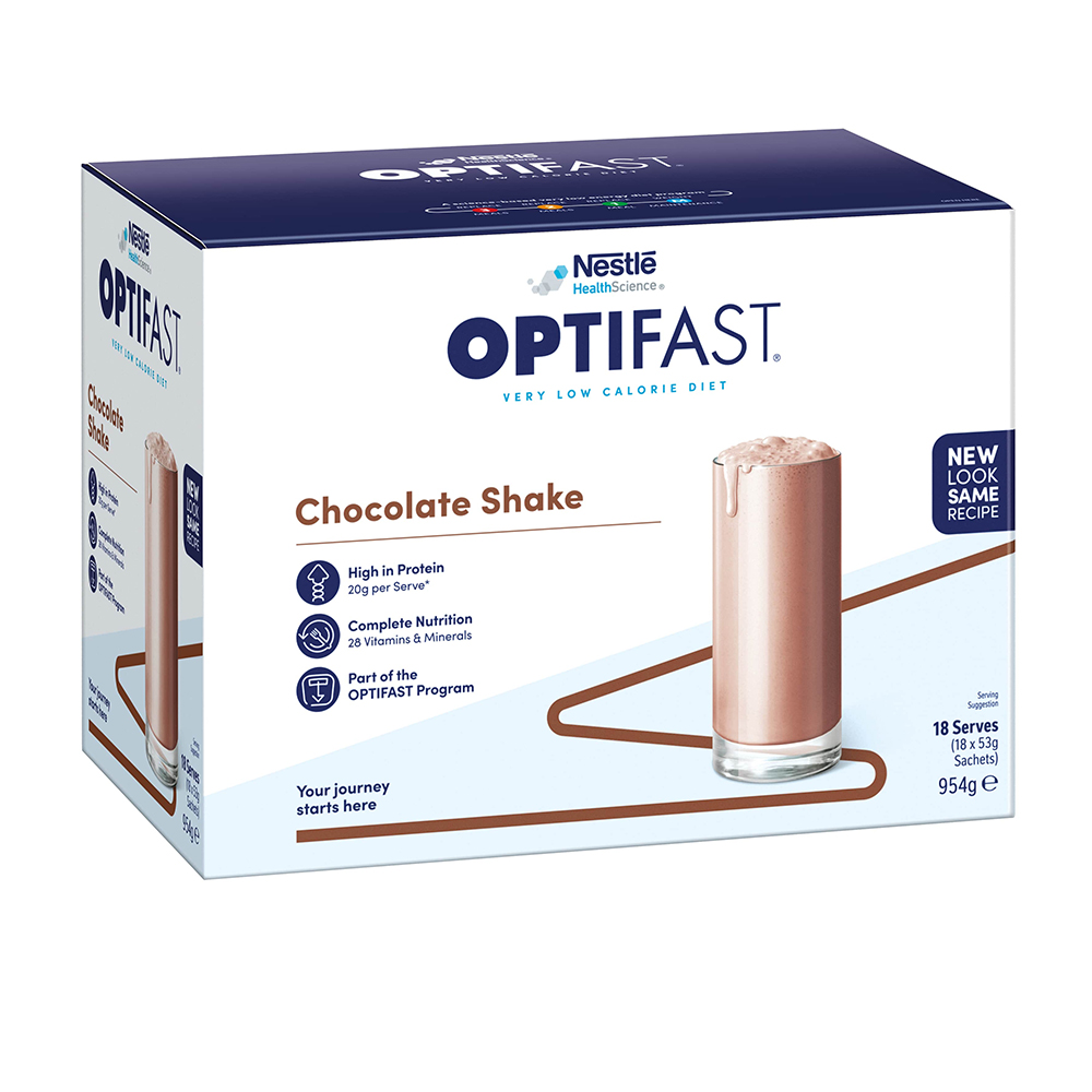 Optifast VLCD Chocolate Shake 53g  18 Sachets