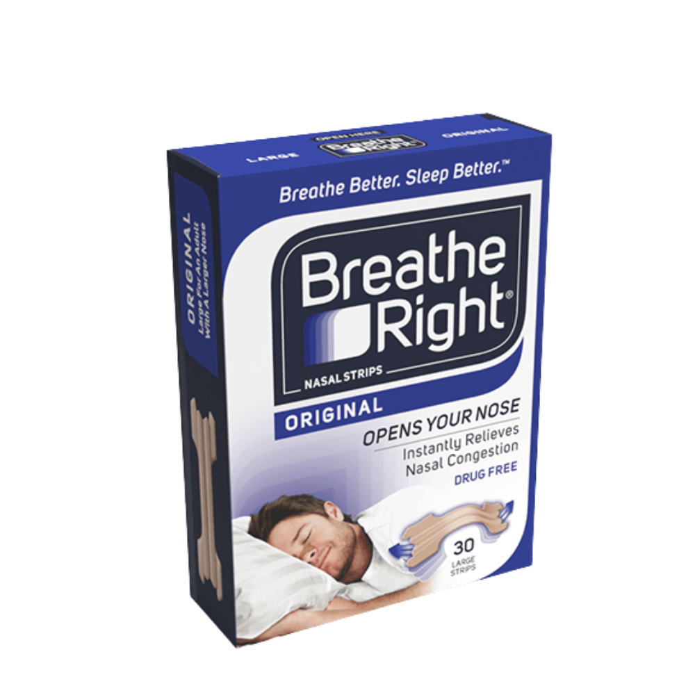 Breathe Right Original Nasal Strips Large 30 pack