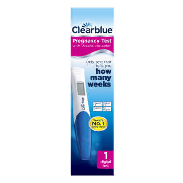 Clearblue Digital Pregnancy Test with Weeks Indicator - 1 test
