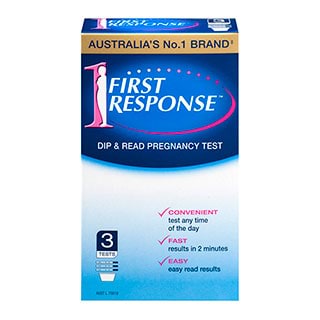 First Response Dip & Read Pregnancy Test 3 Pack