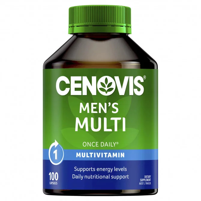 Cenovis Once Daily Men's Multi Vitamin 100 Capsules