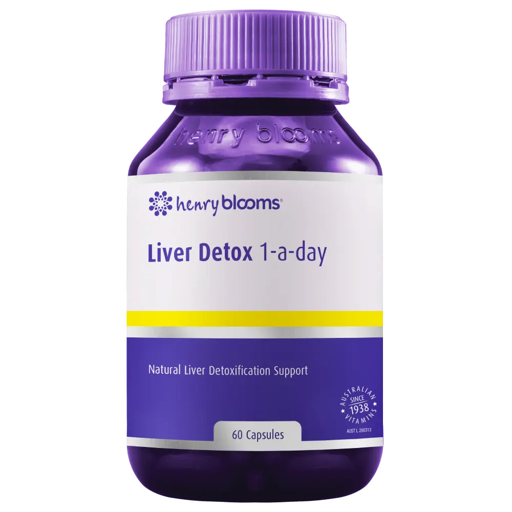 Henry Blooms Liver Detox 1 A Day 60 Capsules