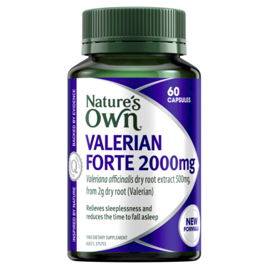 Nature's Own Valerian Forte 2000mg 60 Capsules