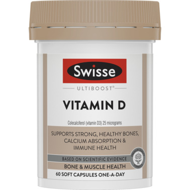 Swisse Ultiboost Vit D  60 Capsules