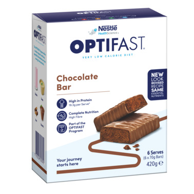 Optifast VLCD Bar Chocolate 70g  6 Pack