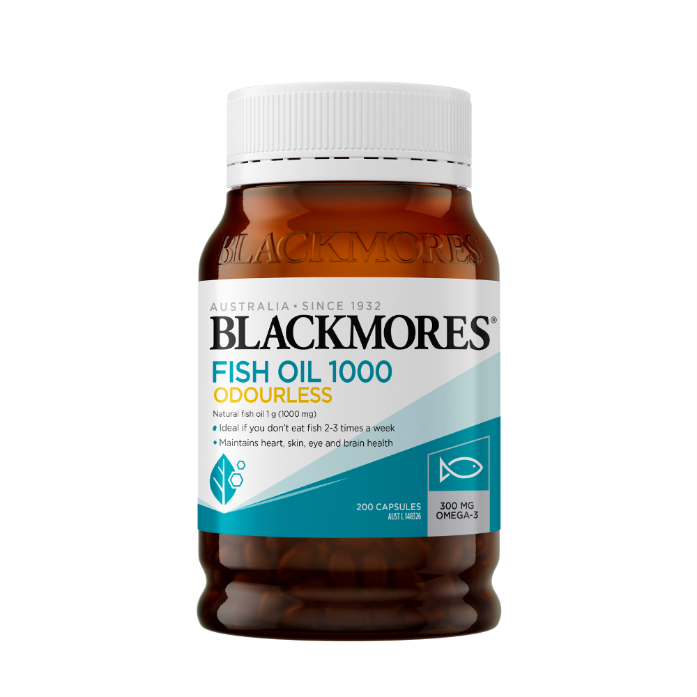 Blackmores Odourless Fish Oil  200 Tablets