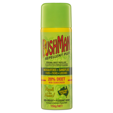 Bushman Plus Sunscreen Aerosol 150g