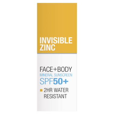 Invisible Zinc Face & Body Mineral Sunscreen SPF50 150g