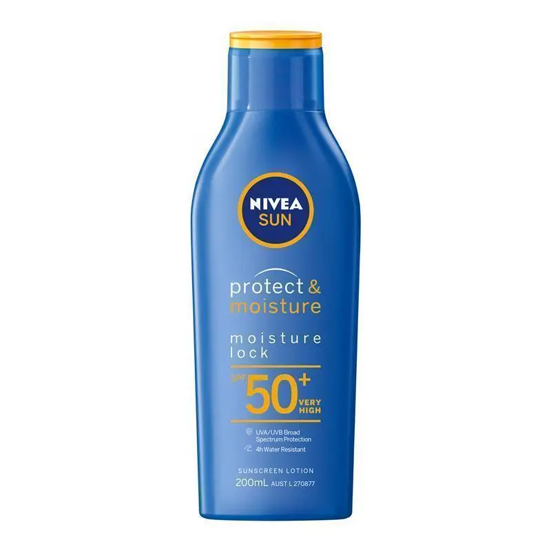 NIVEA Sun Protect & Moisture Lock Sunscreen SPF50+ Lotion 200mL