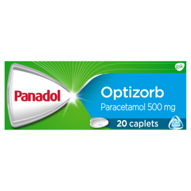 Panadol Optizorb Paracetamol 500mg Caplets 20