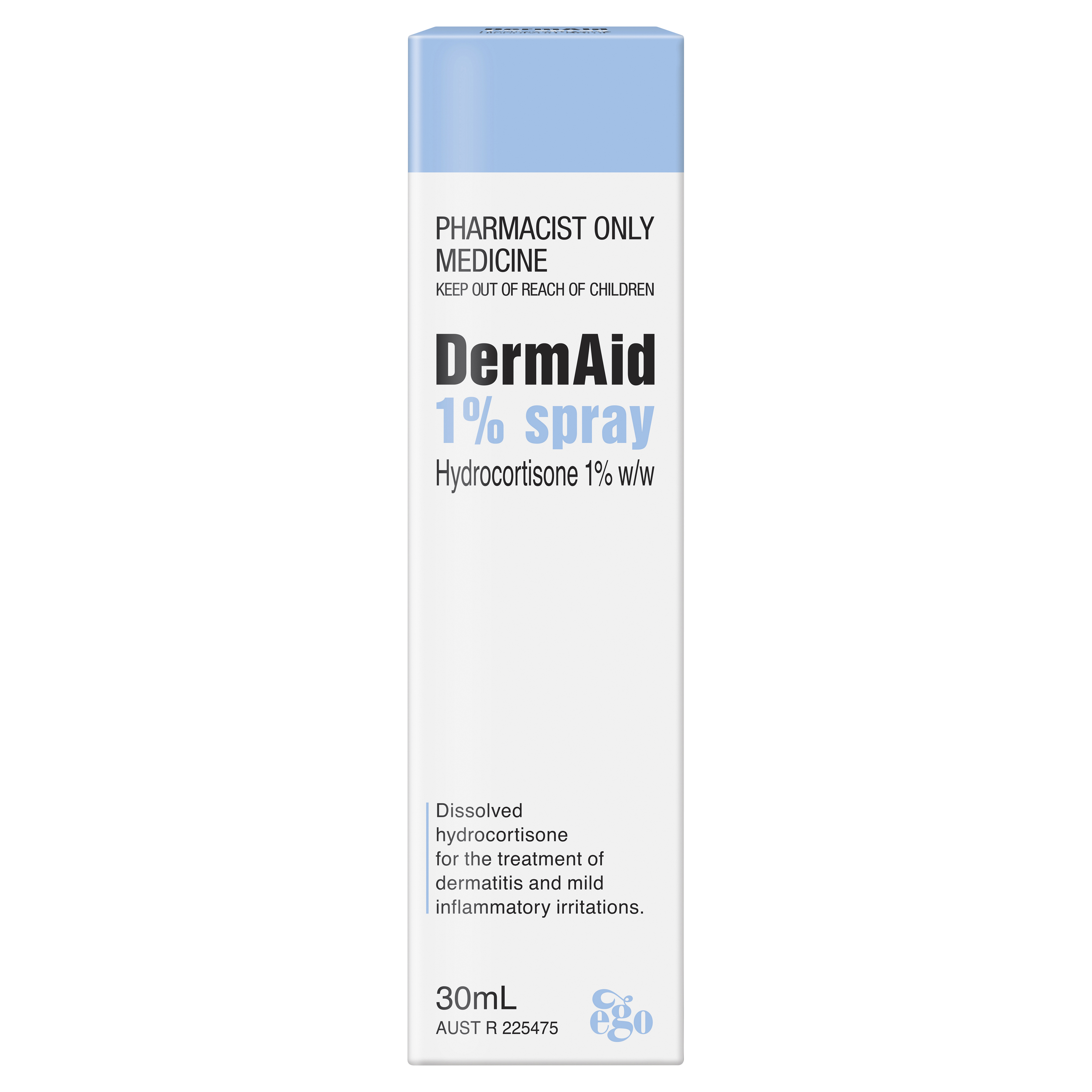Ego Dermaid Hydrocortisone 1% Spray 30mL (S3)