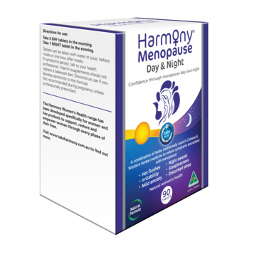Harmony Menopause Support Day & Night 90 Tablets