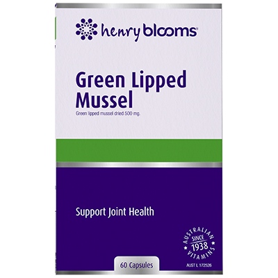 Henry Blooms Green Lipped Mussel  500mg 60 Capsules