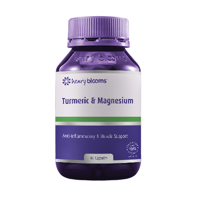 Henry Blooms Turmeric & Magnesium 60 Capsules
