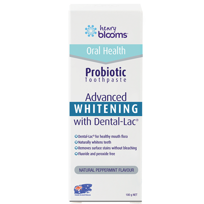 Henry Blooms Whitening Probiotic Toothpaste 100g