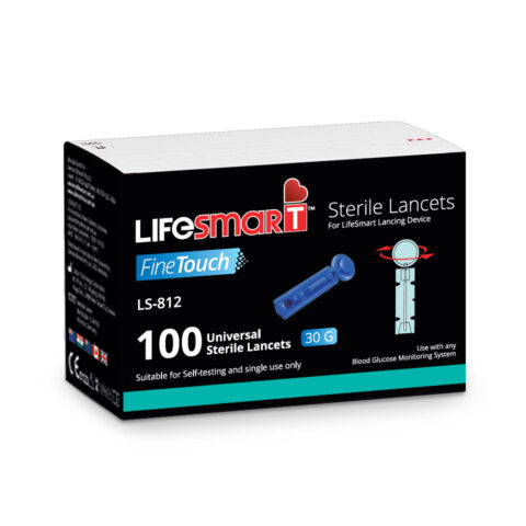 LifeSmart Fine Touch  Lancets 100 Sterile Lancets