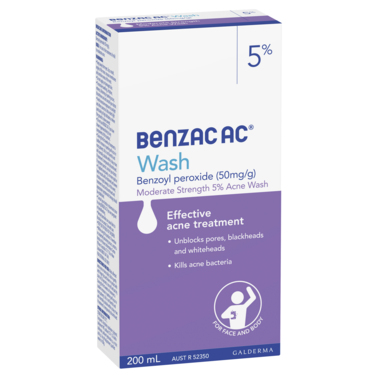 Benzac AC Wash 5.0% 200mL