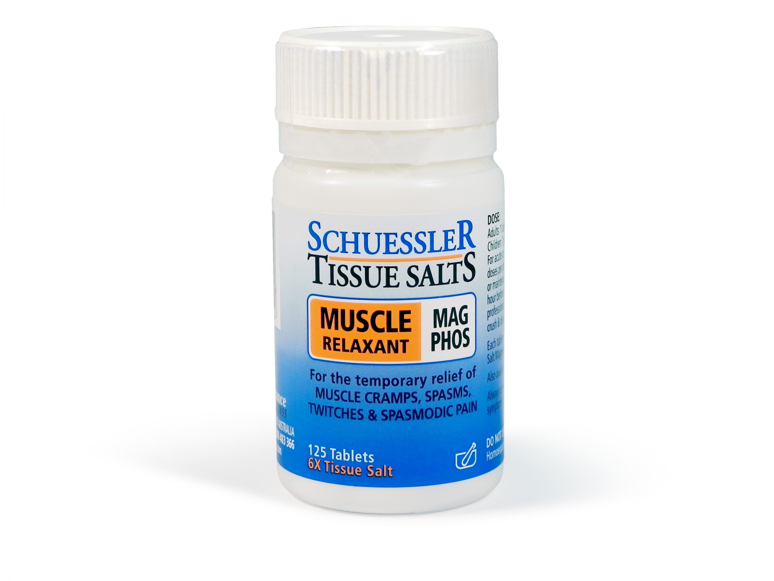 Schuessler Tissue Salts Magnesium Phosphate 125 Tablets