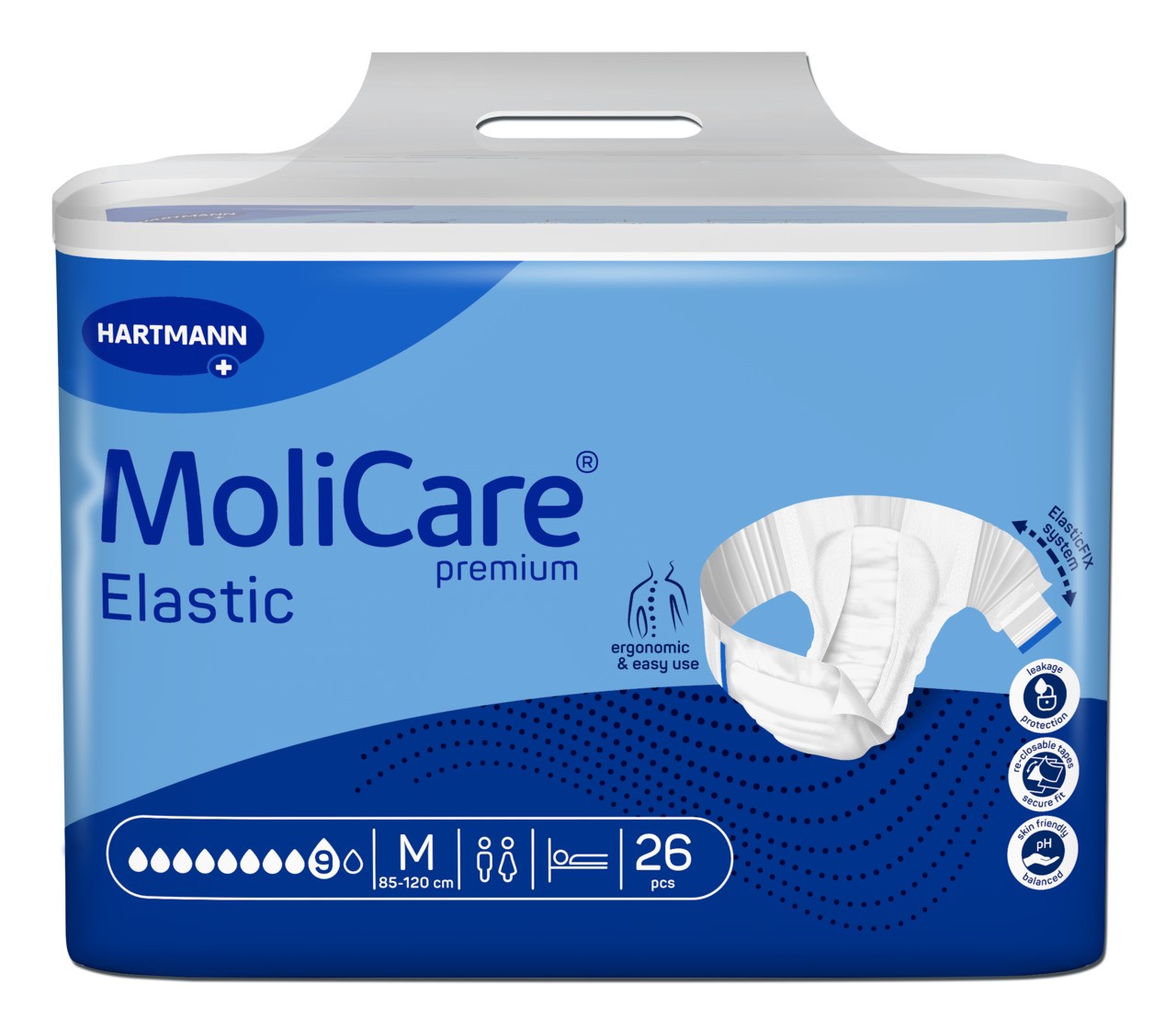 Molicare Premium Elastic 9 Drops Medium 26 Pack