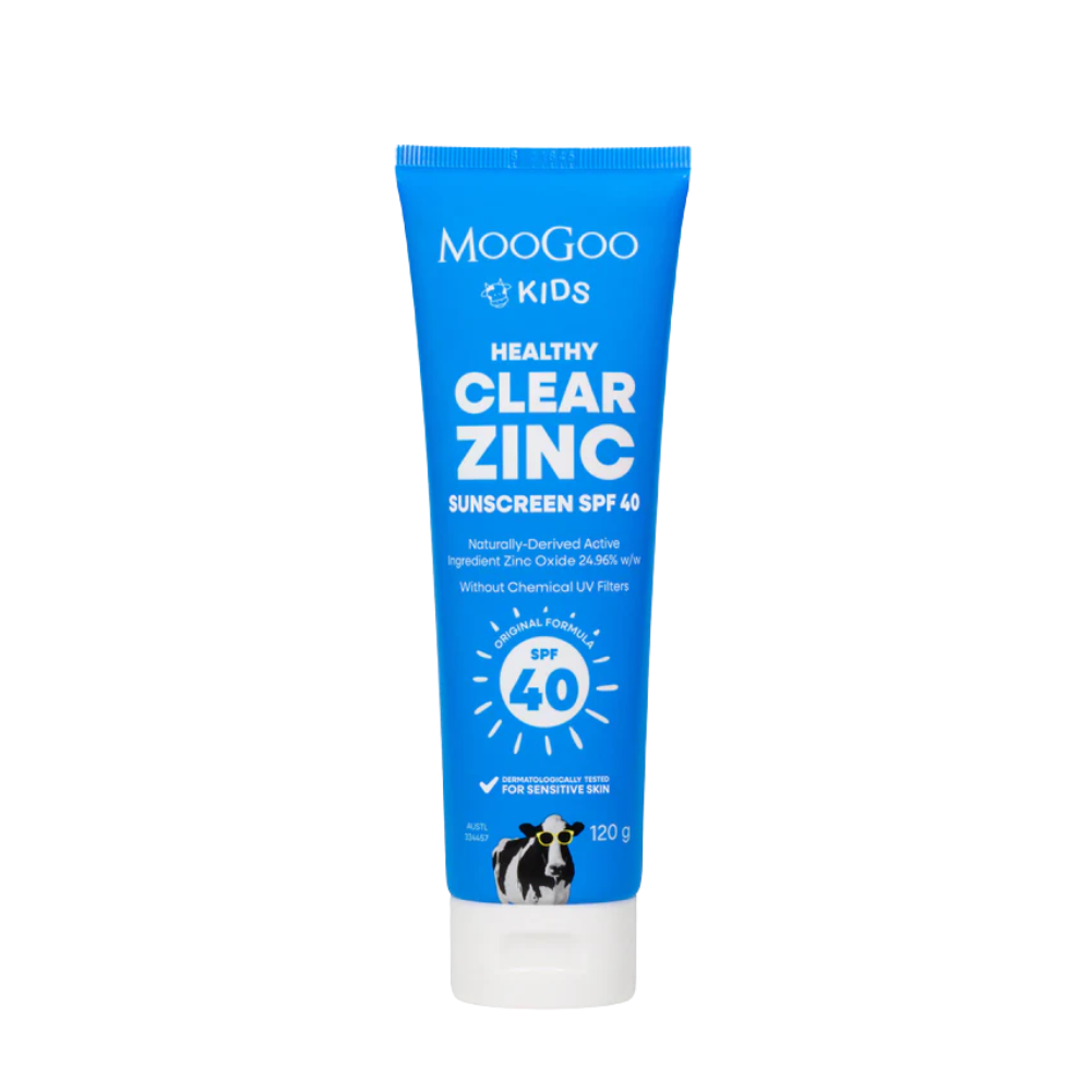 Moogoo Kids Healthy Clear Zinc Sunscreen  SPF 40 120g