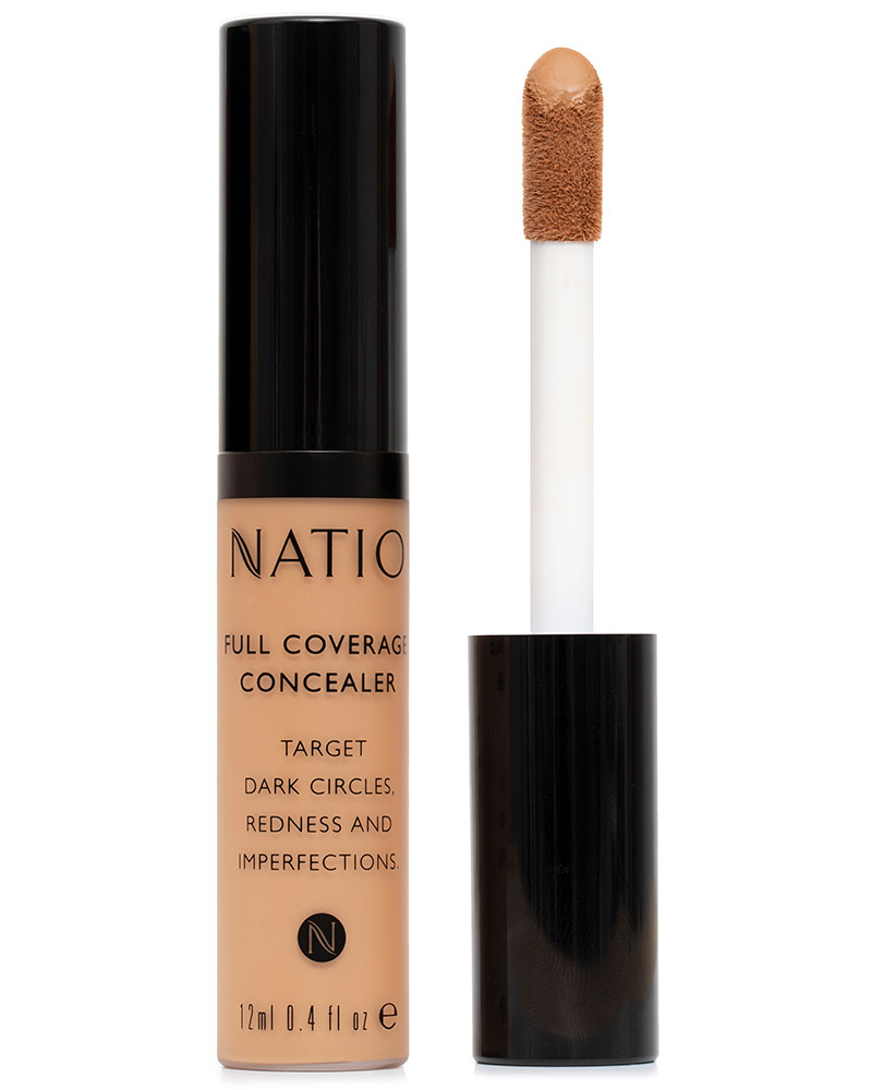 Natio Full Coverage Concealer 12mL Dark Medium