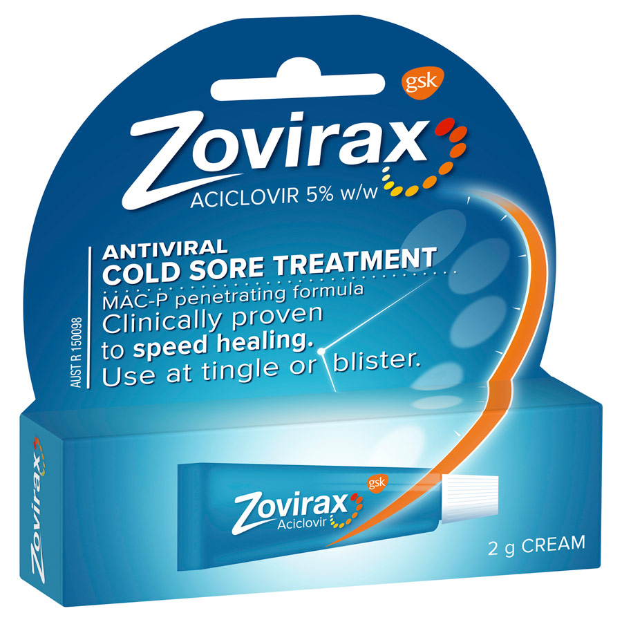 Zovirax Cold Sore Cream 2g