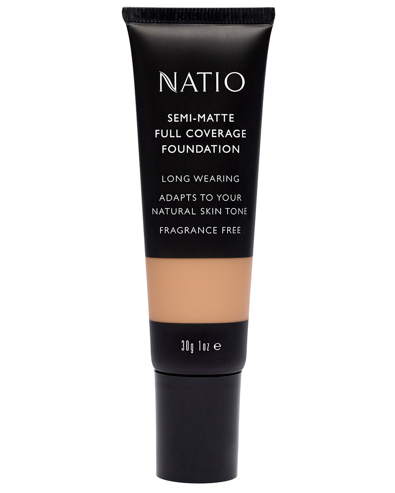 Natio Semi-Matte Full Coverage Foundation 30g Hazelnut