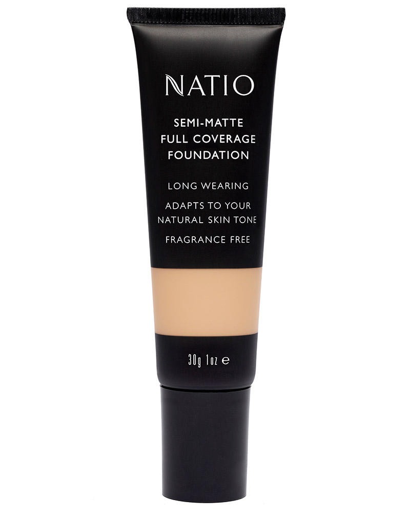 Natio Semi-Matte Full Coverage Foundation 30g Nutmeg