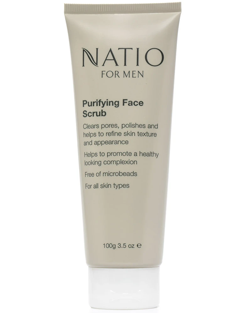 Natio For Men Purifying Face Scrub