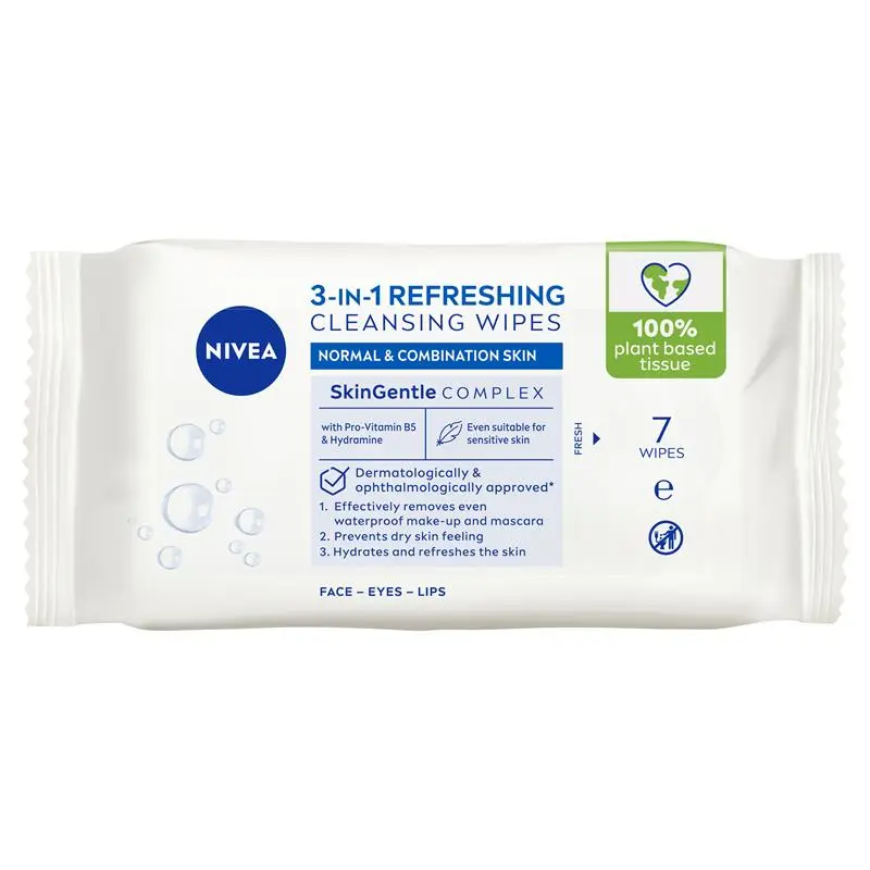 NIVEA Refreshing Cleansing Wipes 7 Pack