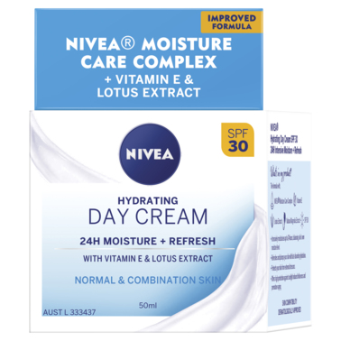 NIVEA Hydrating Day Cream SPF30 50mL
