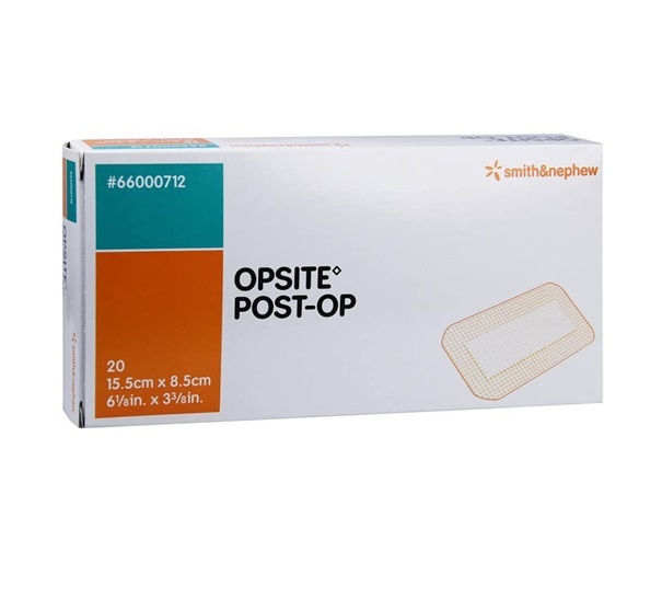 Opsite Post-Op Transparent Waterproof Dressing 15.5cm x 8.5cm 20 Pack