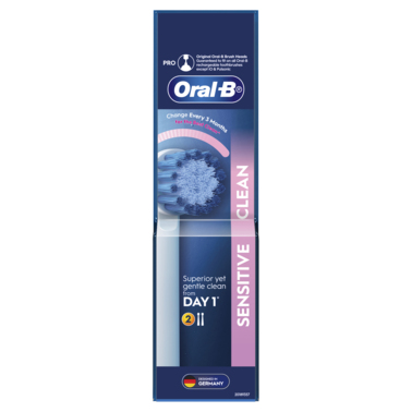 Oral-B Sensitive Clean Replacement Brush Heads 2 Pack