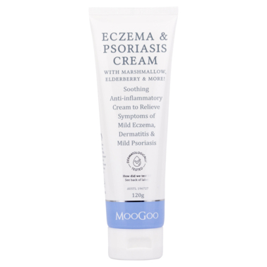 MooGoo Eczema & Psoriasis Cream with Marshmallow & Elderberry 120g