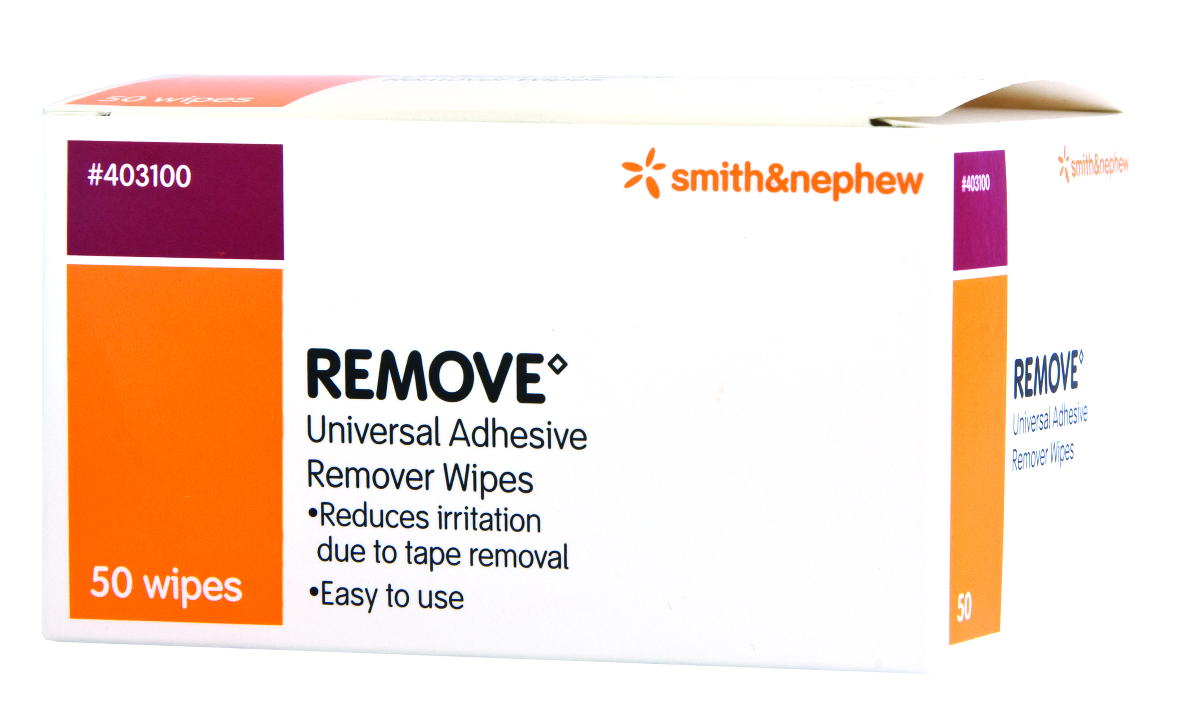 Remove Adhesive Remover Box 50 Wipes