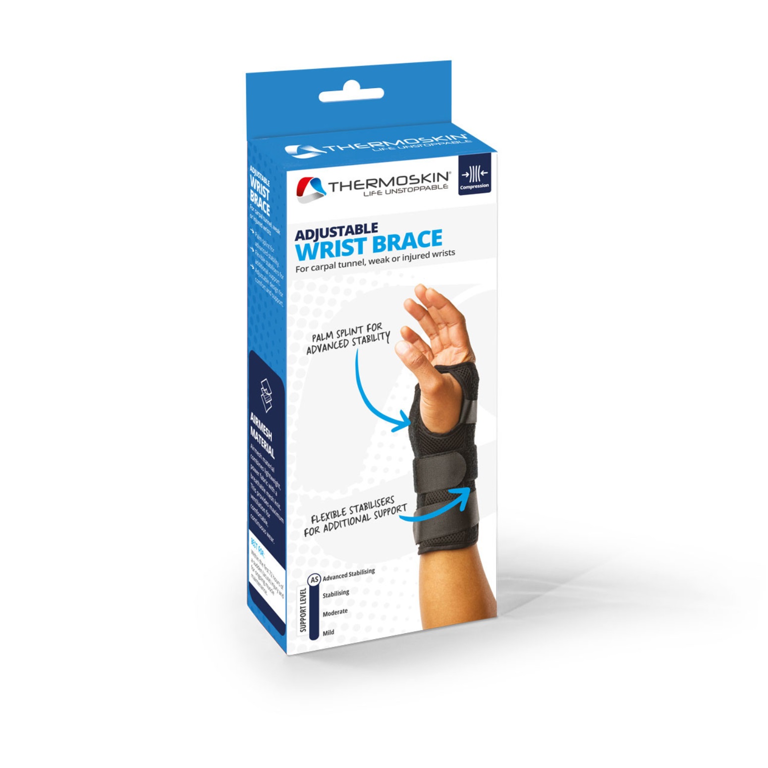 Thermoskin Adjustable Wrist Brace - Right Hand