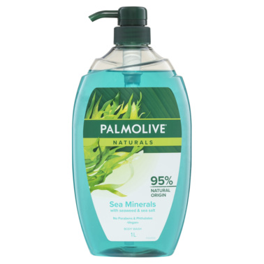 Palmolive Naturals Body Wash Sea Minerals 1ltr