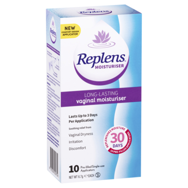 Replens Vaginal Moisturiser 10 Applicators